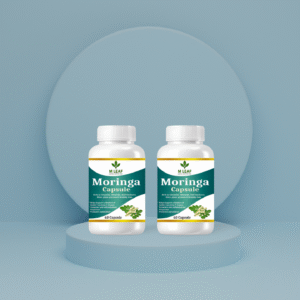 M Leaf Moringa Capsule – High Potency Herbal Energy & Immunity Booster | Rich in Vitamins, Minerals & Antioxidants | Supports Digestion, Joint Health & Metabolism – 120 Capsules Natural Wellness Supplement